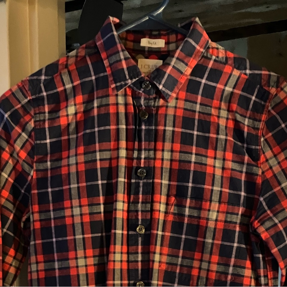 Jcrew button down plaid shirt